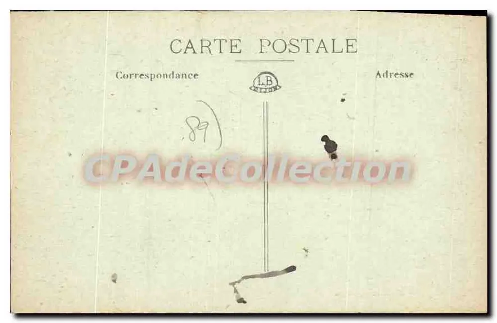 Saint-Julien-du-Sault — O Castelo — Coleção H. Cotterea - Verso