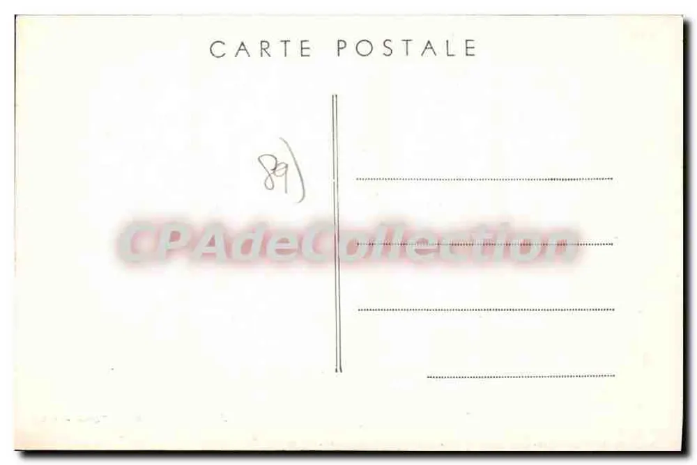 Chaumont (Yonne) — O Castelo — Ed. Lagneau, Sens - Verso