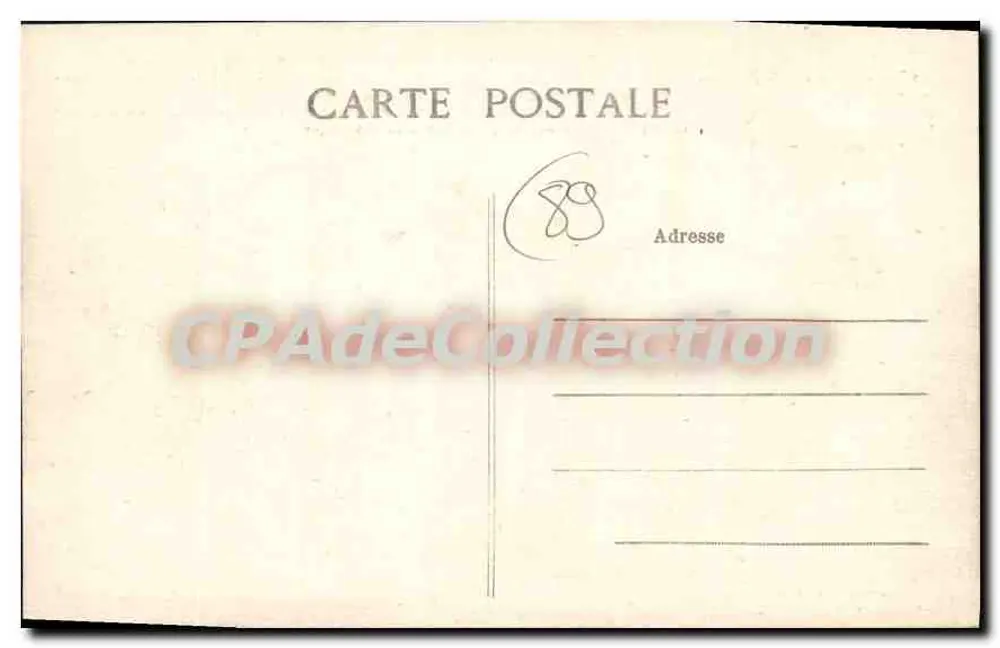 Sens (Yonne) — Der Staudamm und der Berg Saint-Bond — Sammlung J. D. Sous - Rückseite
