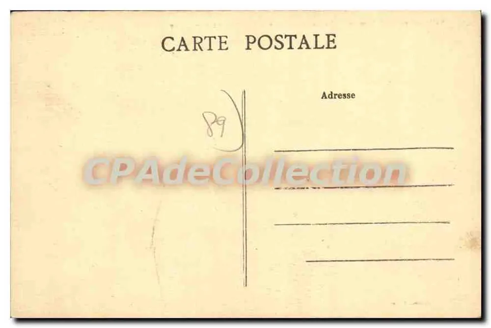 Villeneuve-sur-Yonne — Die Pforte von Sens — Die Hügel in Richtung Passy — Fadat Edition - Rückseite