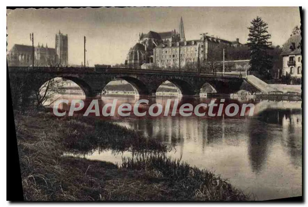 Auxerre — O Ponte da Tournelle — Edição G. Harry, Auxerre - Frente