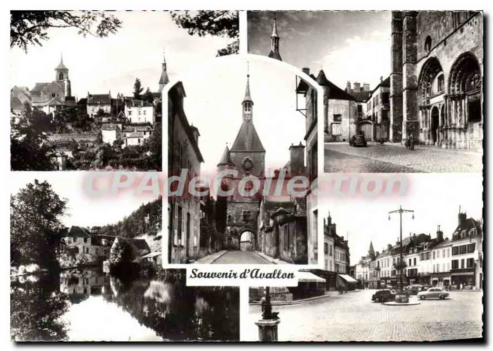 Avallon — Lembrança de Avallon — Éditions COLLIN - Frente