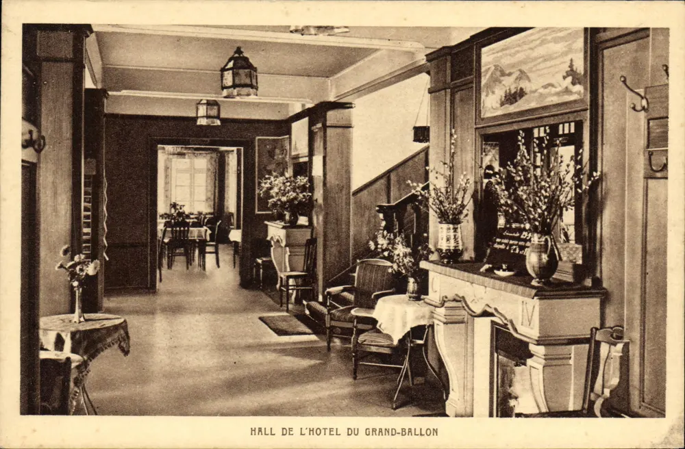 Sala del hotel del Grand-Ballon — Th. Mang — N° 42 - Anverso