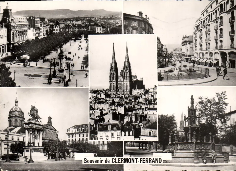Clermont-Ferrand — Lembrete de Clermont-Ferrand — Réal-Photo - Frente