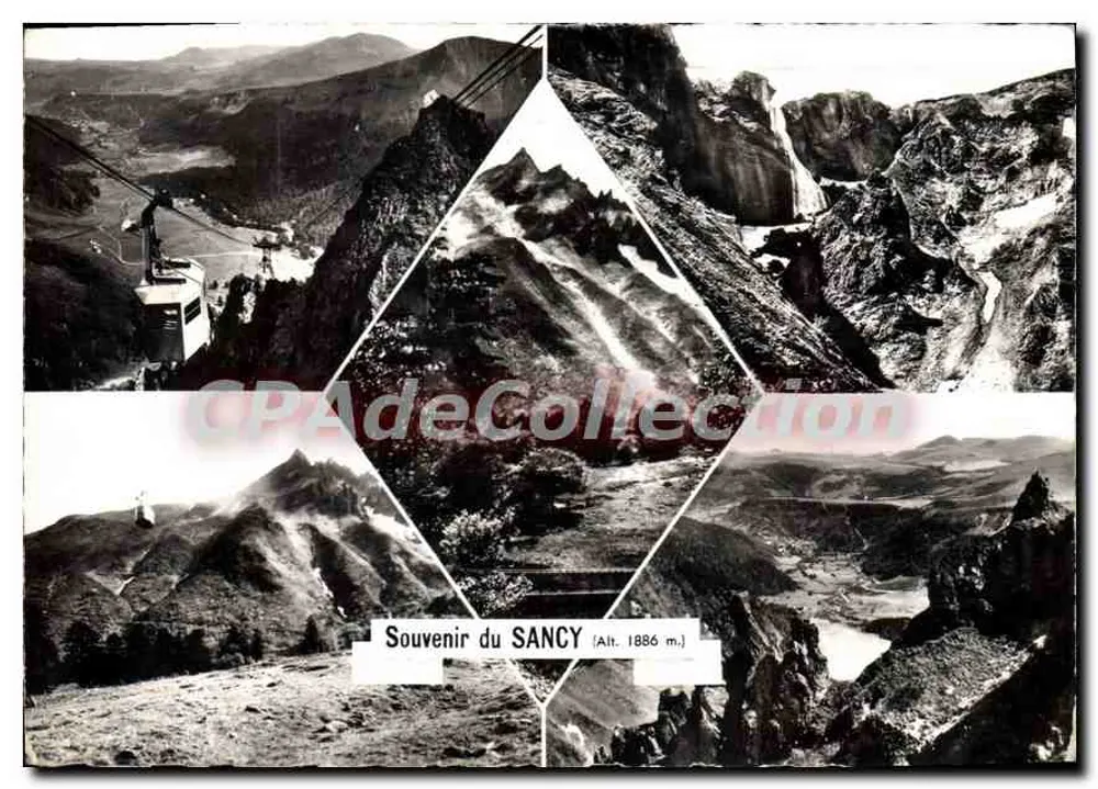 Sancy — Blick auf den Seilzug, Wasserfälle und Landschaften — Cité des Arts Photogéniques - Vorderseite