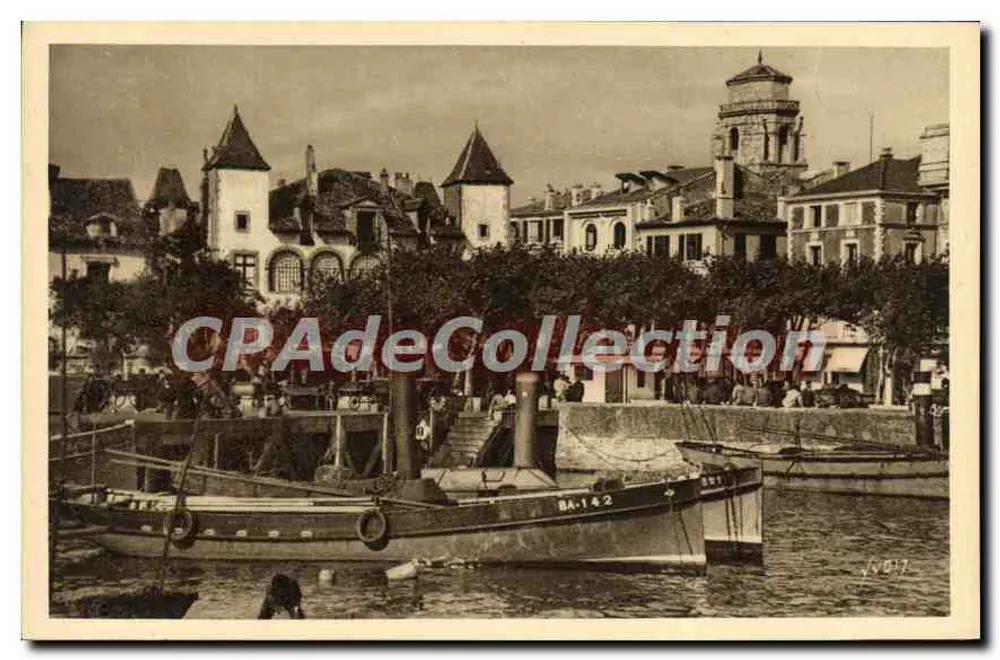 St-Jean-de-Luz (B.Pyr.) — Ansicht des Fischereihafens — Les Éditions d'Art N°N, Paris - Vorderseite
