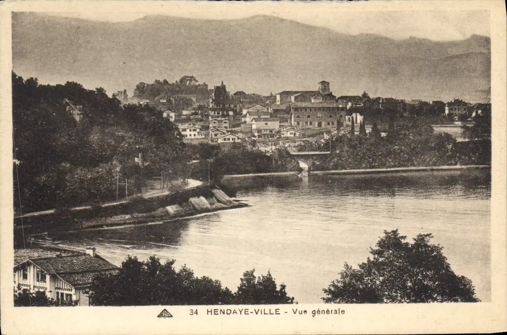 Hendaye-Ville — Visão geral — Editor CPAdeCollection - Frente