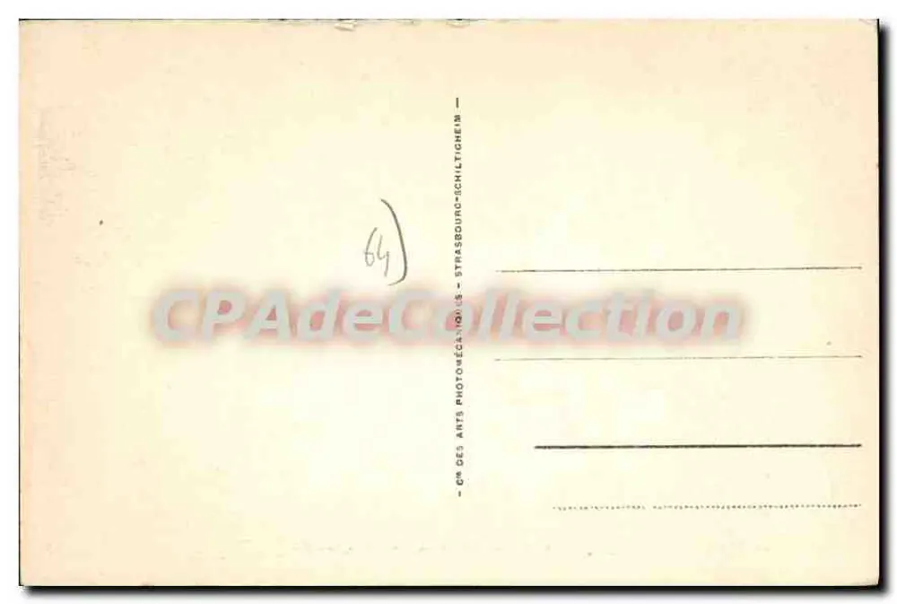 Hendaye-Ville — Visão geral — Editor CPAdeCollection - Verso