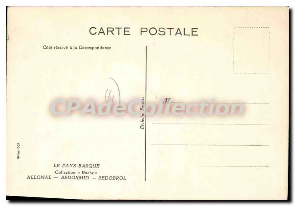 Allonal - Sedormid - Sedobrol — Das Baskenland — Verlag: Sammlung « Roche » - Rückseite