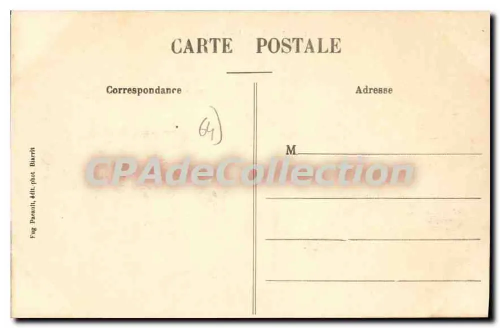 Bayonne - Les Arènes — editor Fog, n°15 - Verso