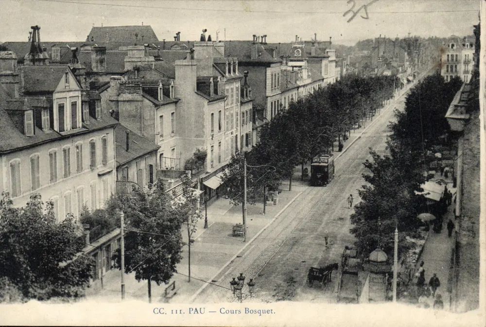 Pau — Cours Bosquet — CC. III. PAU — Cours Bosquet. - Frente