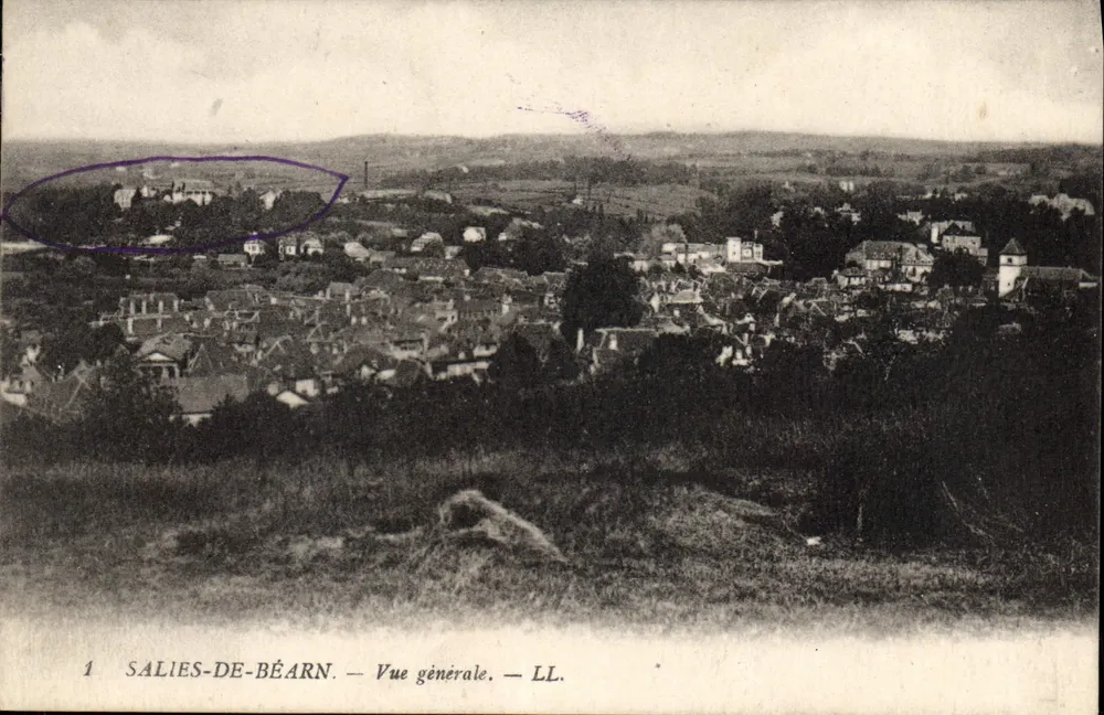Salies-de-Béarn — Vista geral — LL. - Frente