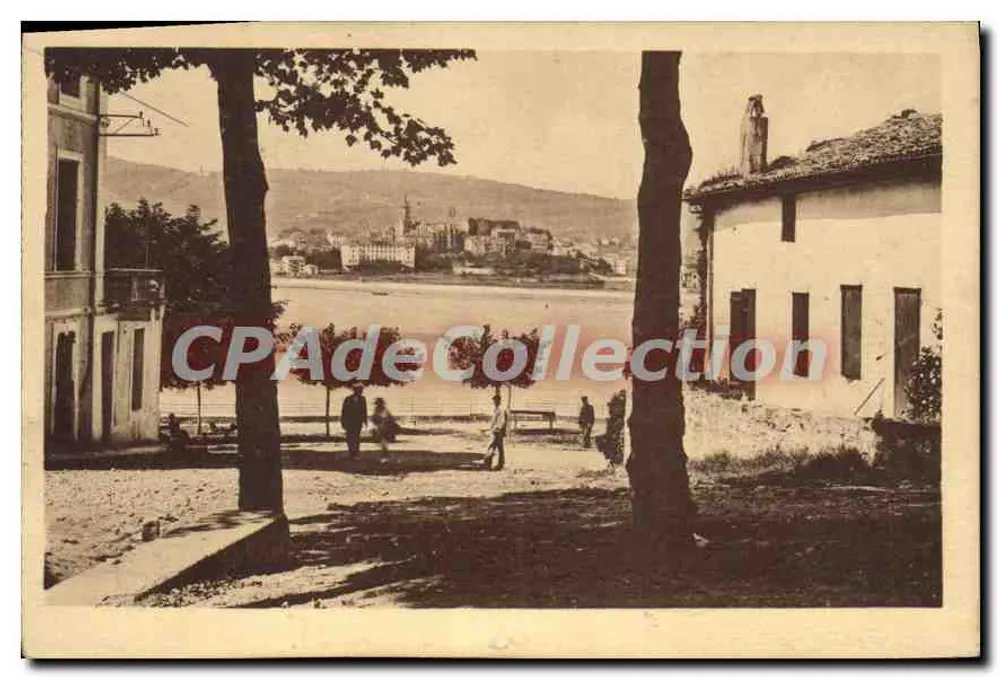 Hendaye — Vista para Fontarabie — Lévy e Michaud, Paris - Frente