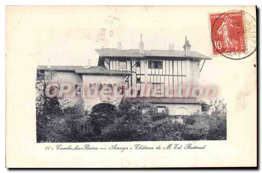 Cambo-les-Bains — Anaga — Schloss von M. Ed. Hostand - Vorderseite