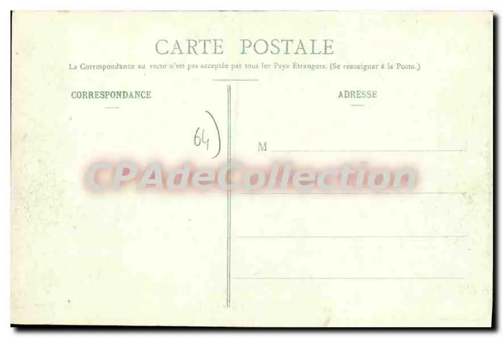 BAYONNE - Les Allées Marines — Coleção Gorce, fot.-édit, Talence (Gironde) n°37 - Verso