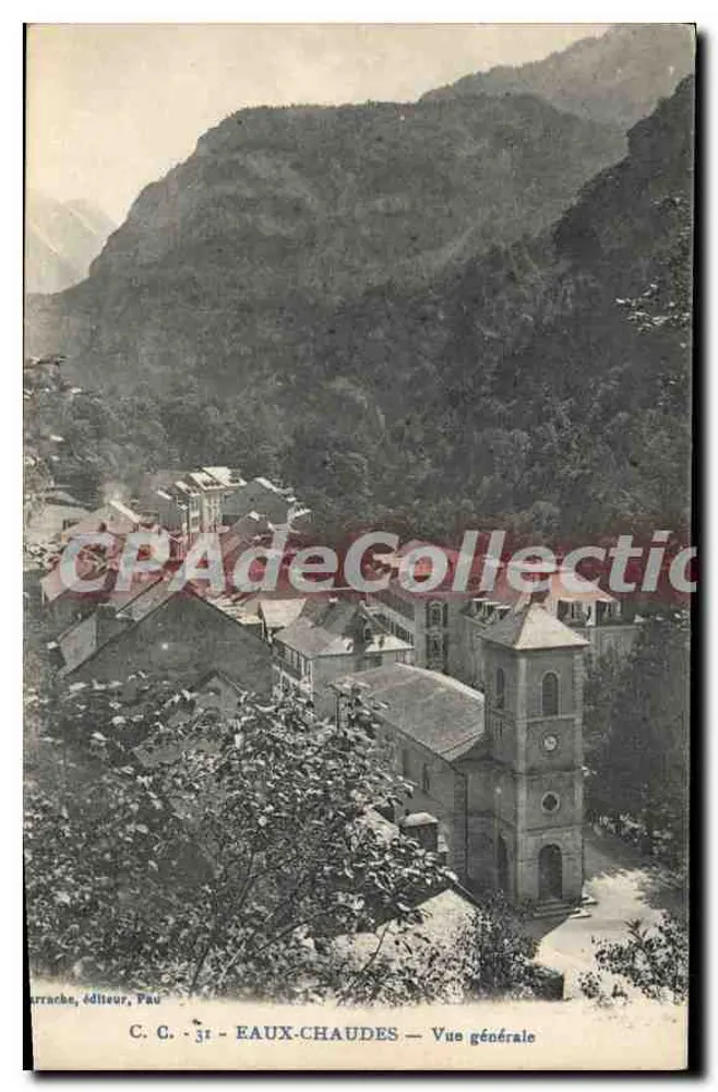 Eaux-Chaudes — Vista geral — editor C. C. - Pau - Frente