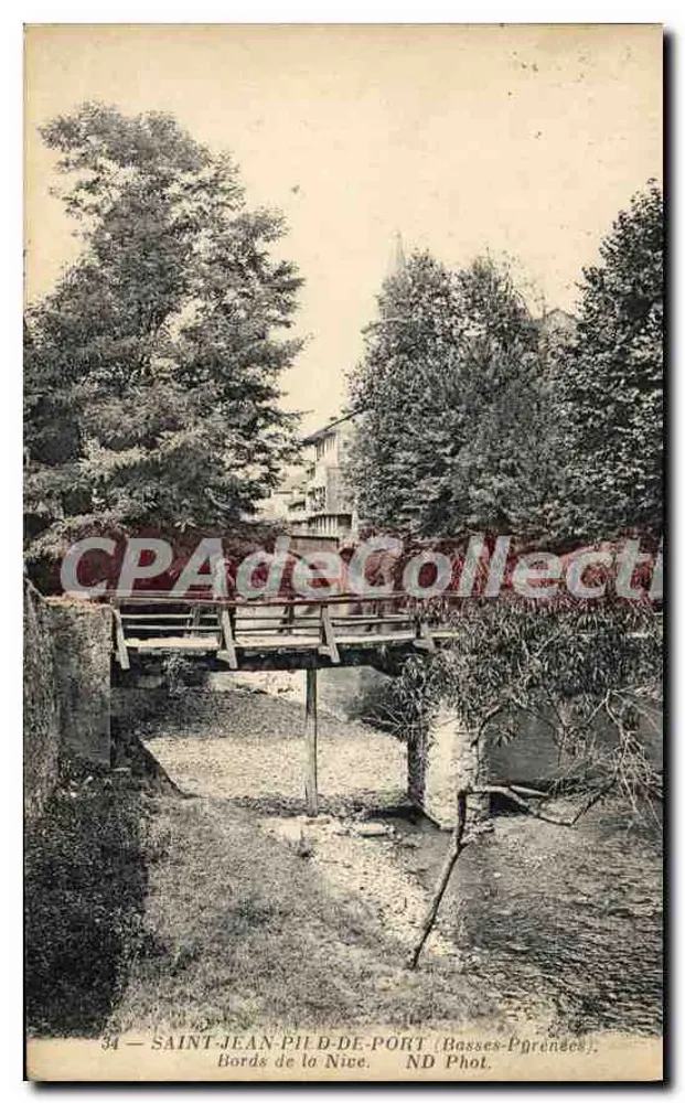 Saint-Jean-de-Port (Basses-Pyrénées) — Ufer der Nive — ND Phot. - Vorderseite