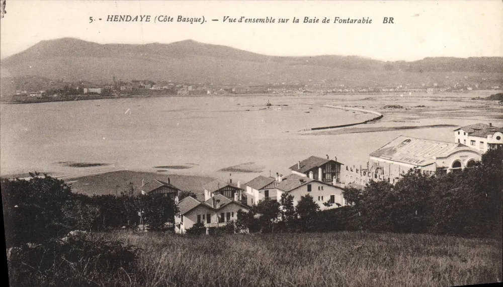 Hendaye (Côte Basque) — Überblick über die Bucht von Fontarabie — BR - Vorderseite