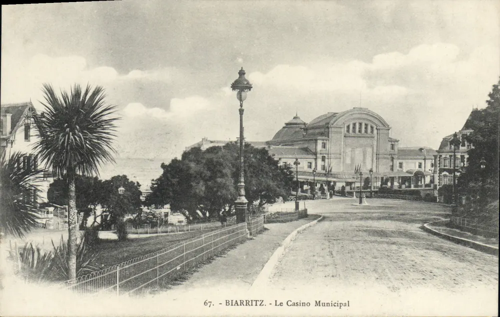 Biarritz - O Casino Municipal — editor Bug. Pocault, n° 67 - Frente