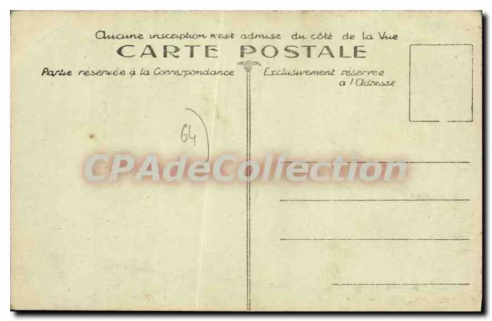 Sanatório de Cambo — Cambo (B.-P.) — Fototipia Marcel Delboy, Bordeaux - Verso