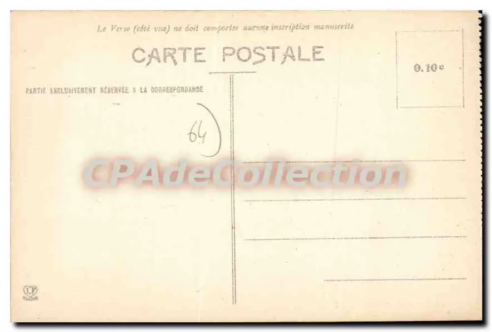 Bayonne - Les Arènes — França, editor Franc-Tireur Labroche Frères, n° 1266 - Verso