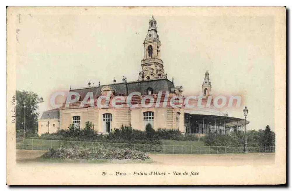Pau - Palácio de Inverno - Vista frontal — B. I. C. Paris, n°29 - Frente