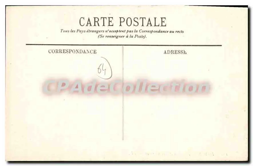 Bayonne — As Alées Marinas — LL. — n°105 - Verso