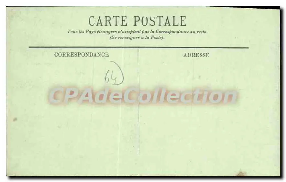 Biarritz — Vista sobre o Boulevard — LL. — 166 - Verso