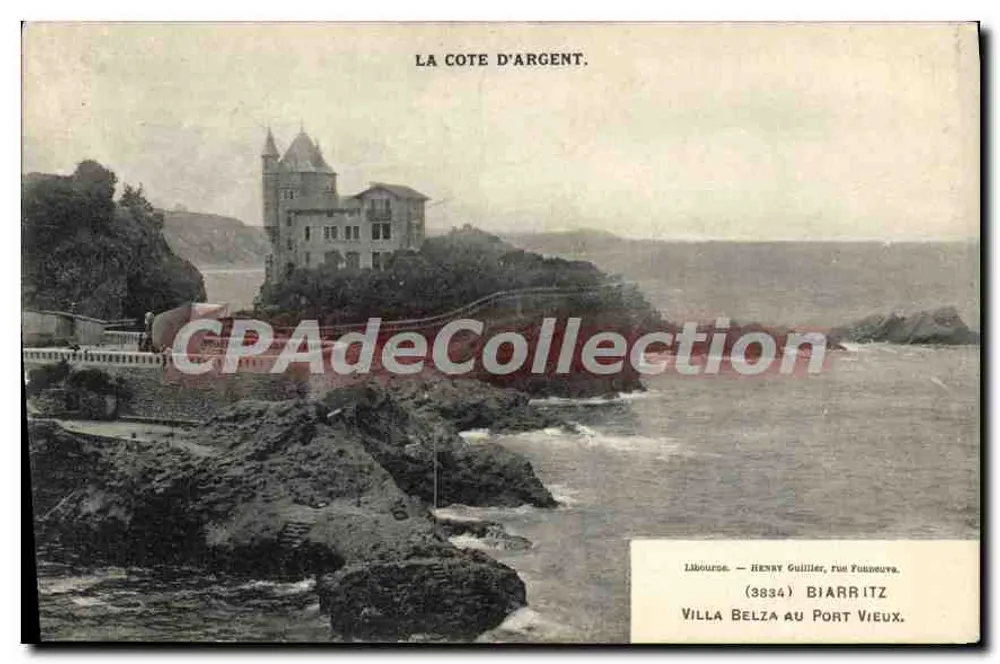La Côte d'Argent — Villa Belza am Port Vieux — Libourne, Henry Guillier, rue Forneuve, (3834) Biarritz - Vorderseite