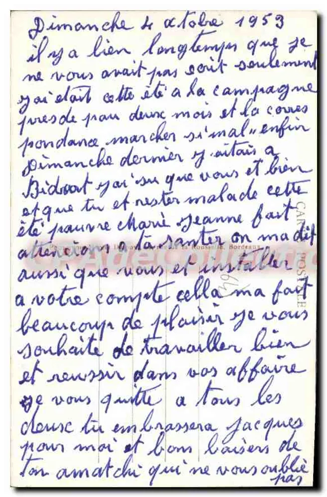 St-Jean-de-Luz — A Praia — M. D. — 233 - Verso