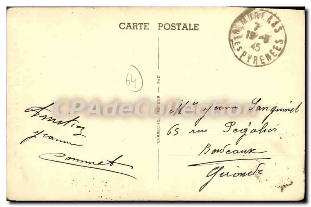 Morlaàs (B.P.) — Kirche Sainte-Foy — gegründet im 11. Jahrhundert von Bernard de Beuste - Rückseite