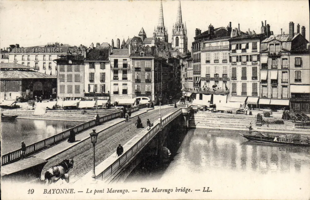 Bayonne — O ponte Marengo — LL. — Editor LL. - Frente