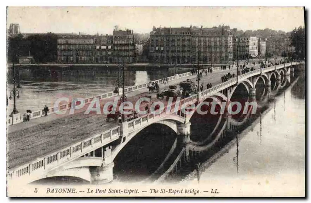 Bayonne — O Ponte Saint-Esprit — LL. - Frente