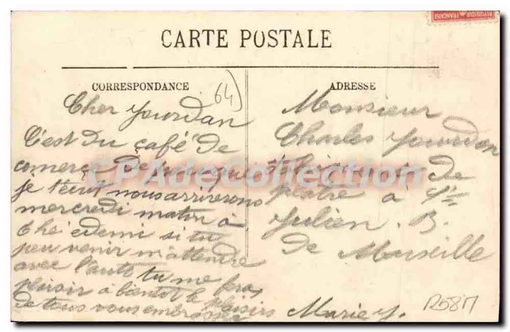 PAU — Ponte de Jurançon e o Castelo — LL. — n°33 - Verso