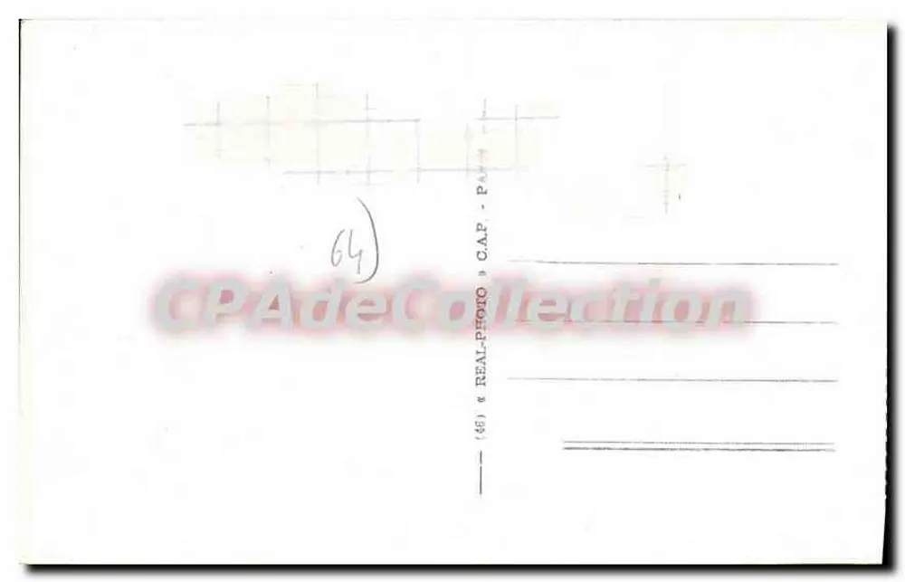 Biarritz — Vista geral da Praia — C.A.P. n° 11 - Verso