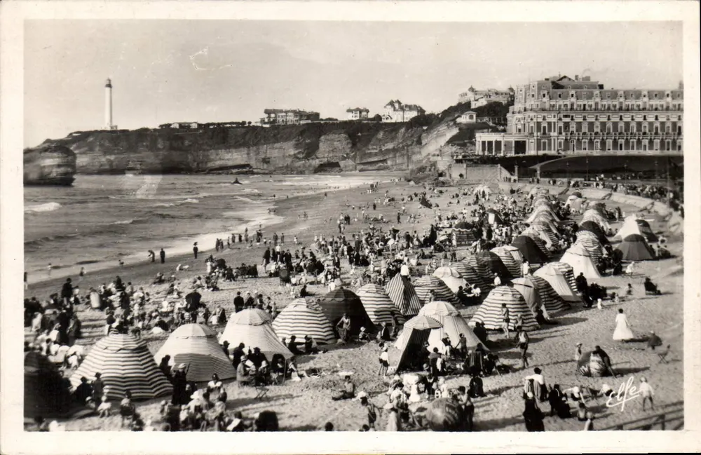 Biarritz — A Grande Praia — Les Éditions des Pyrénées, n° 1265 - Frente