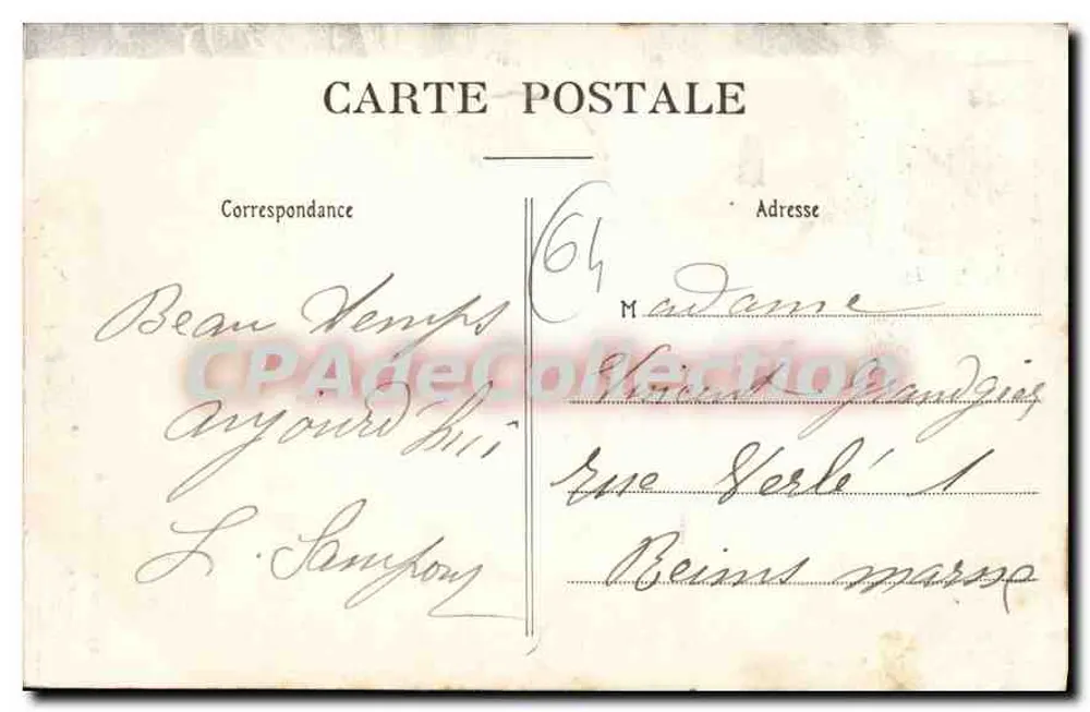 Biarritz Pittoresk — Die Basque-Küste, beeindruckendes Schauspiel — Nr. 33, Verlag nicht sichtbar - Rückseite