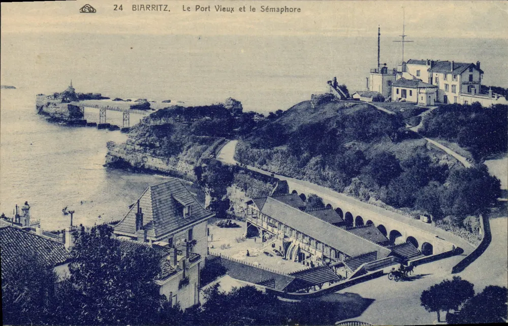 Biarritz — O Porto Velho e o Semáforo — n°24 - Frente