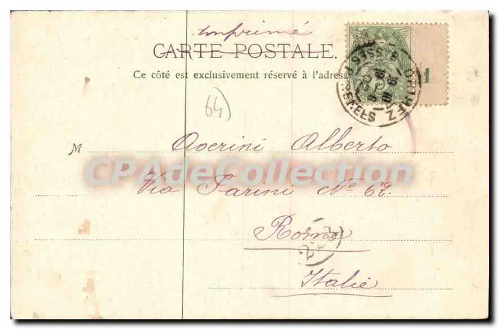 Bayonne (B.P.) — Porta do Réduit — G. Pondarré & fils, edição Orthez (B.P.) - Verso