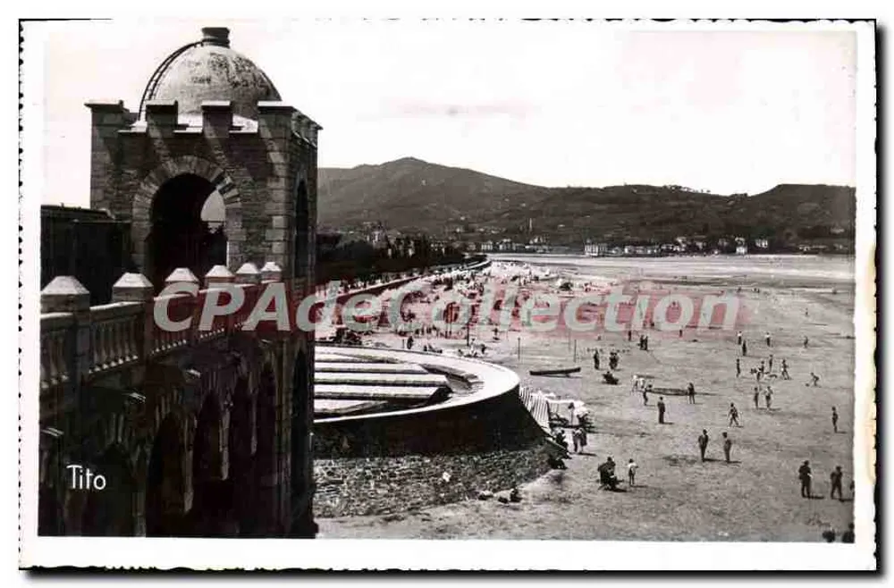 Hendaye — Vista Geral da Praia — Les Éditions TITO — Bordeaux - Frente