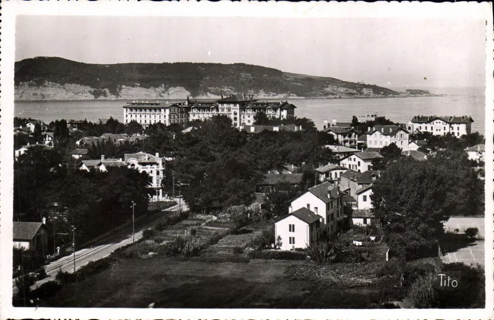 Hendaye - Plage — Ansicht des Hotels Eskualduna und der Pointe du Cap Figuier — Éditions TITO, Bordeaux - Vorderseite