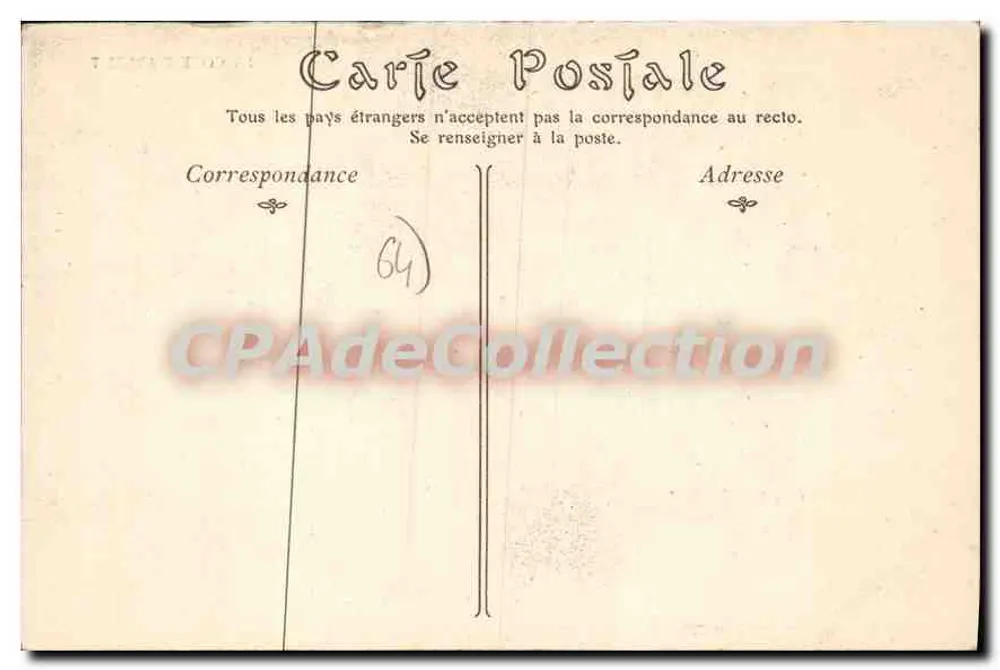 Blarritz — Ansicht der Villa Bela — ND Phot - Rückseite
