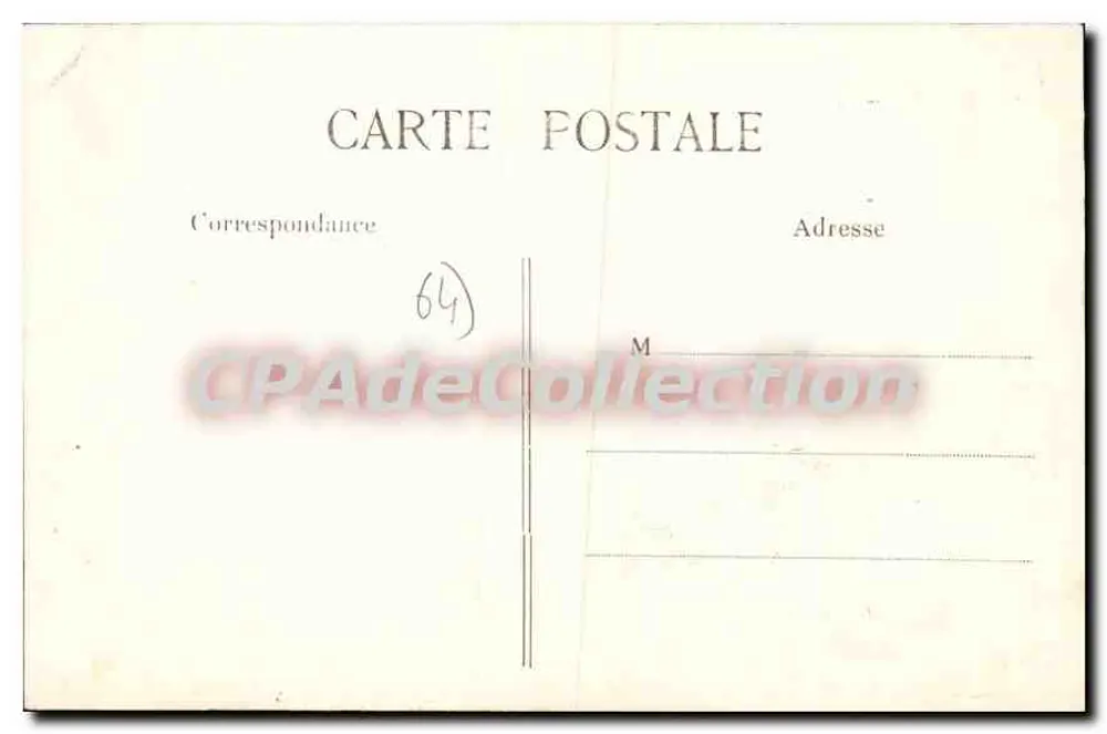 Hendaye — O Castelo de Abbadia - Verso