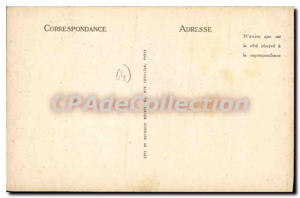 BAYONNE - Les Arènes - LL - Verso