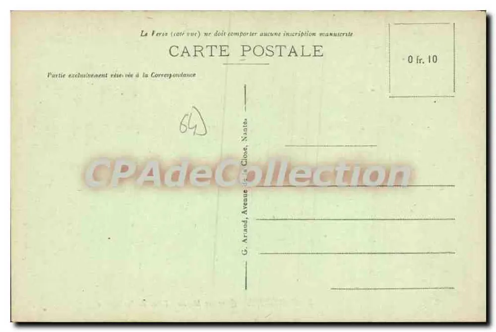 Bayonne - Bairro Mayou - Praça da Liberdade — editor desconhecido, n°3 - Verso