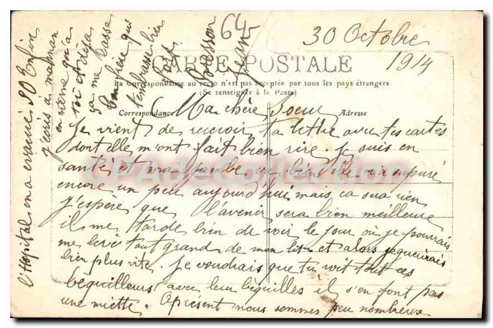 Cambo-les-Bains — La Tive und der Viertel Haurtzaina — Antike Ansichtskarte n°15 - Rückseite