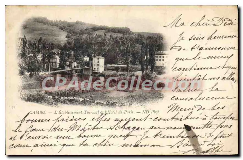 Cambo — Das Thermalbad & Das Hotel de Paris — ND Phot - Vorderseite