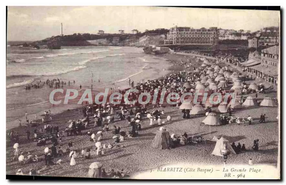 Biarritz (Côte Basque) — A Grande Praia — BR-964 - Frente