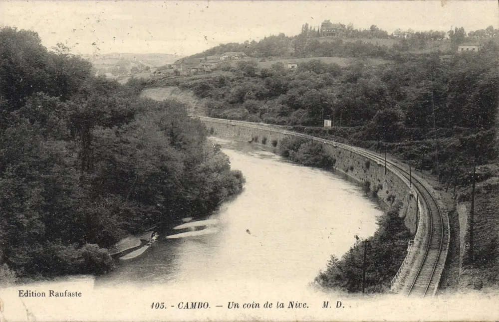 Cambo — Um canto da Nive — Edição Raufaste, n° 405 - Frente