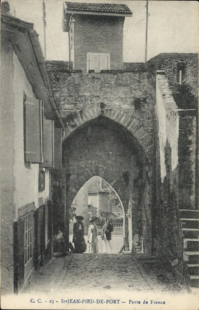 St-Jean-Pied-de-Port — Porte de France — C. C. - 23 - Vorderseite